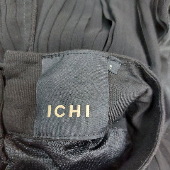 ICHI Women’s Black Halter Neck Mini Dress Size S - Picture 6 of 9